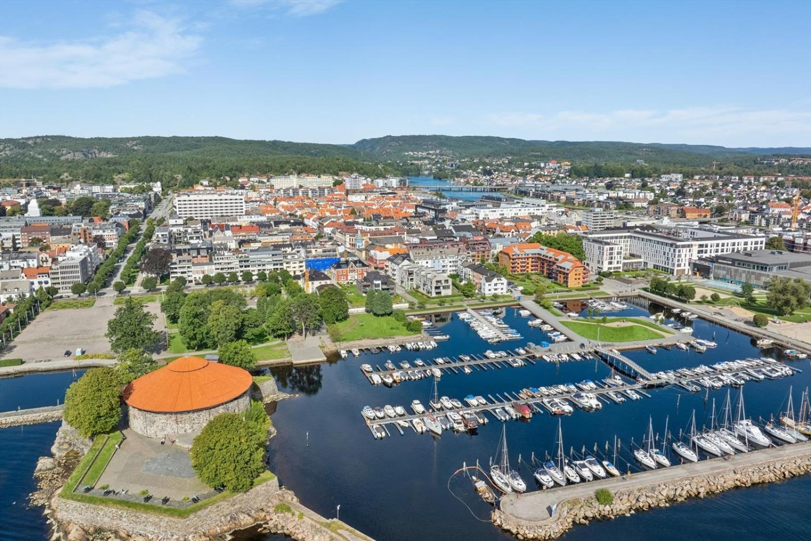 Kristiansand, Bystranda 59M2, 2 Soverom, 6 Senger 아파트 외부 사진